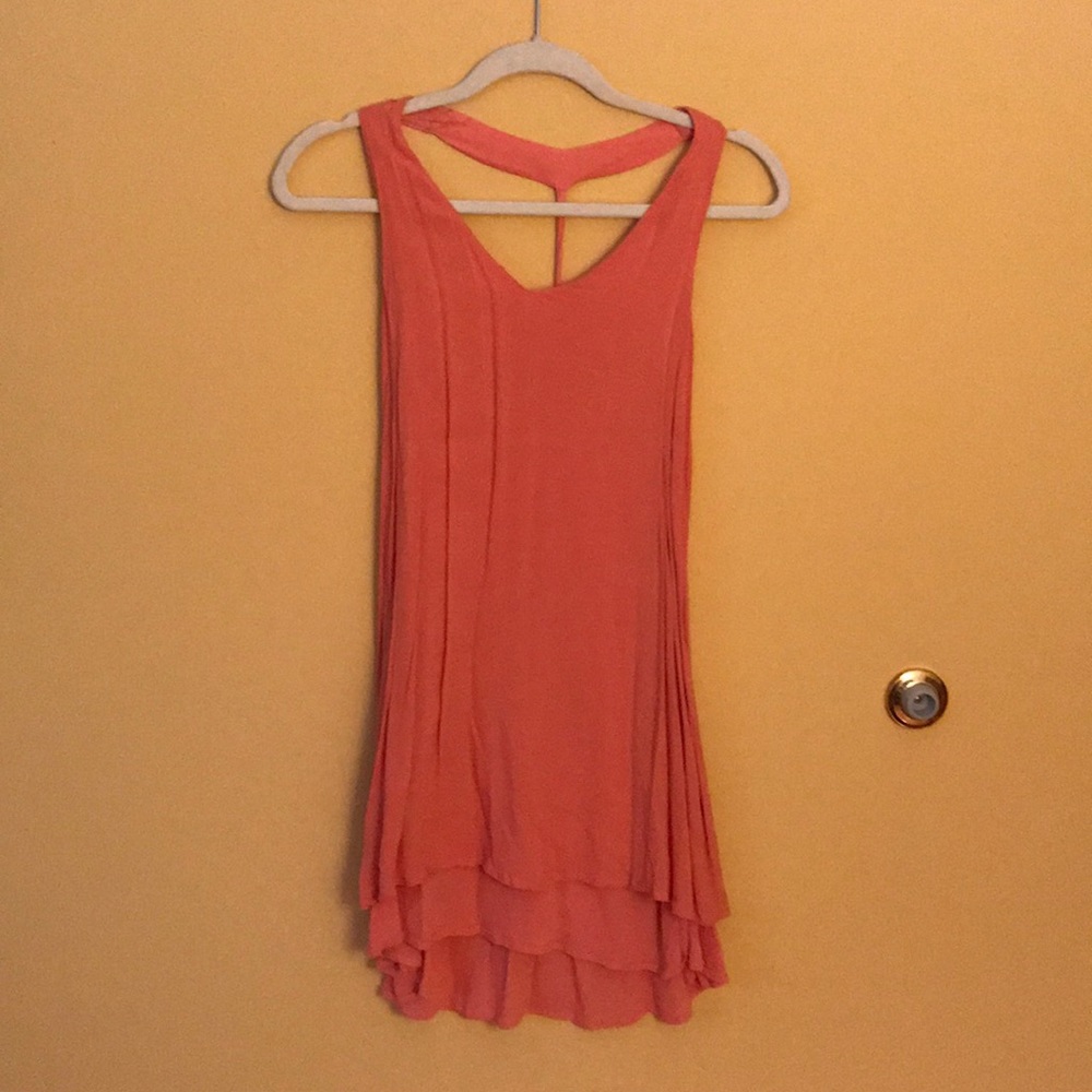 Salmon Sun Dress